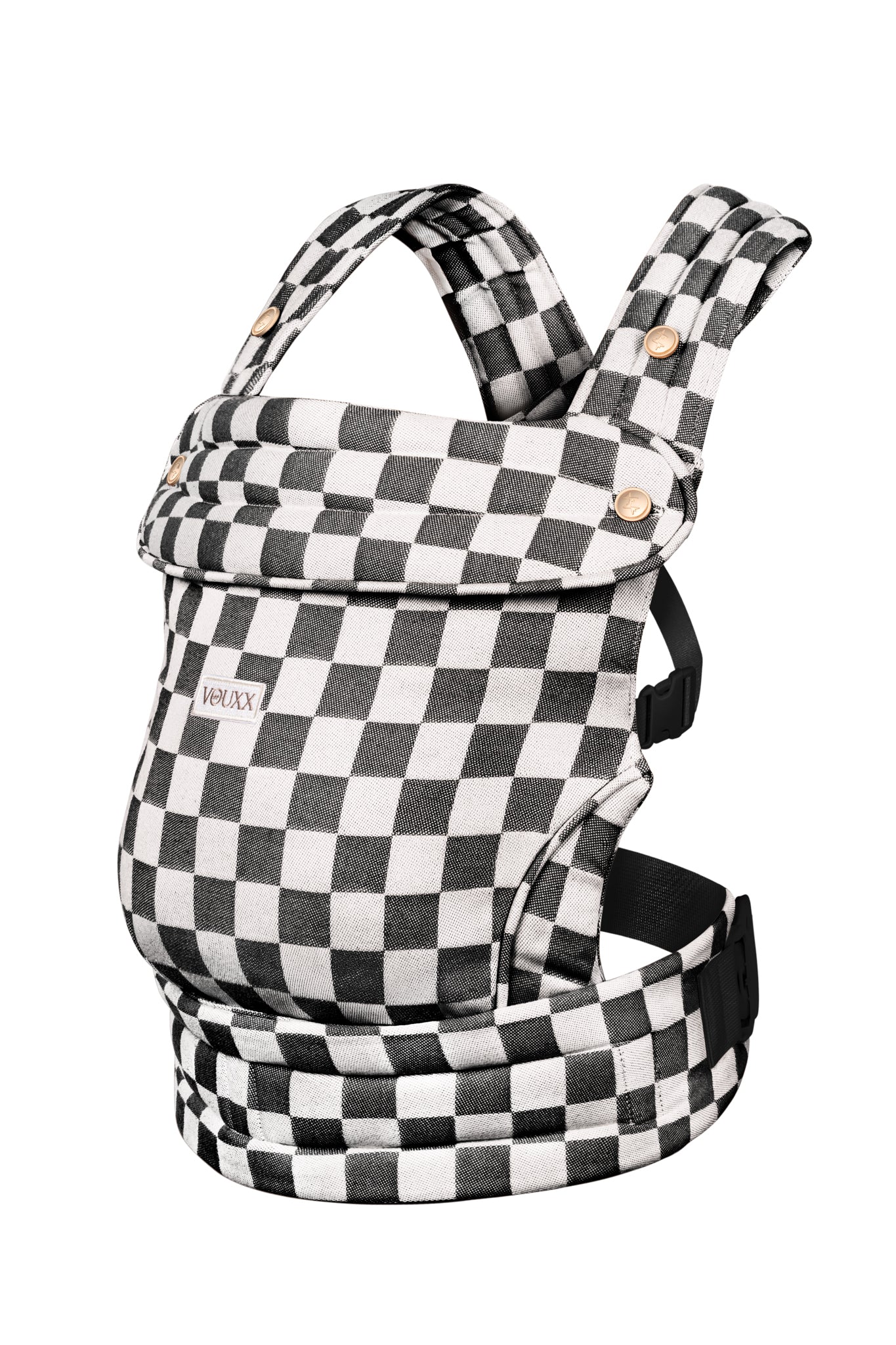 Baby draagzak ergonomisch blokjes unisex van VOUXX. Oekotex gecertificeerd en duurzaam. 