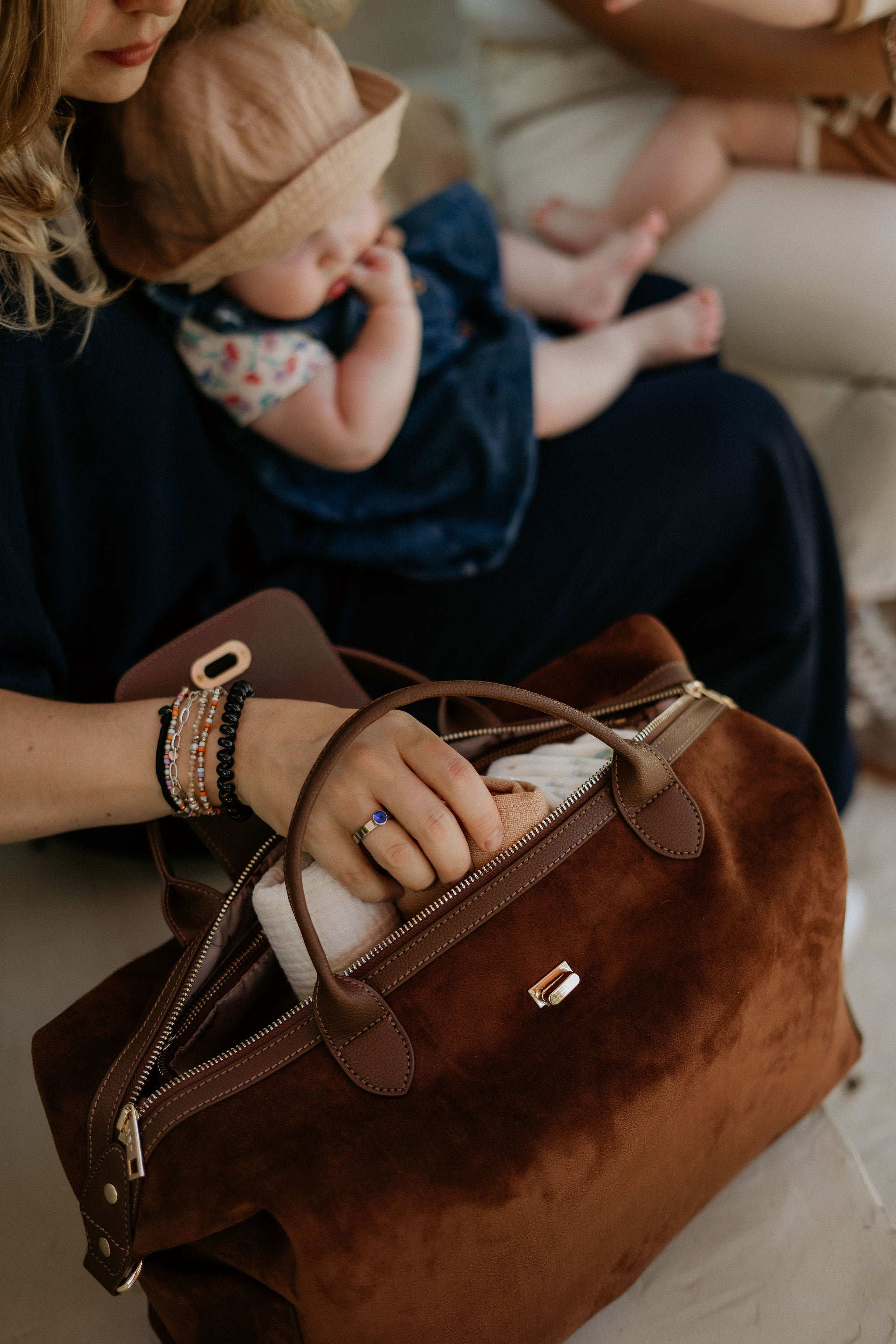 LUIERTAS - MAYA SUEDE BROWN (complete set)