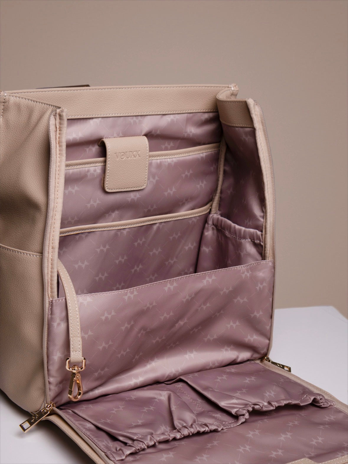 VOUXX Backpack luiertas Yara sand (complete set)