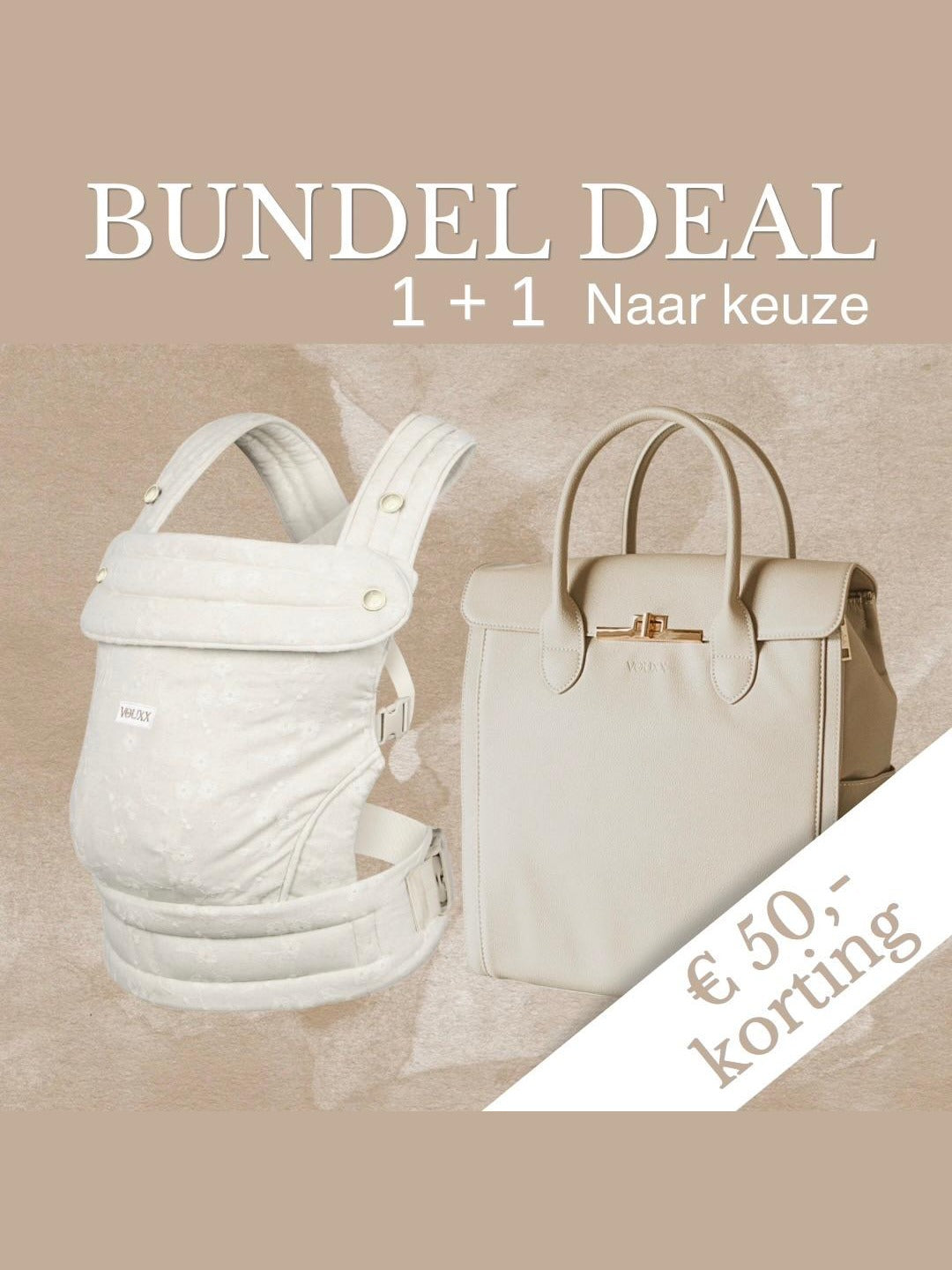 Bundel deal 1+1 naar keuze, €50,- korting