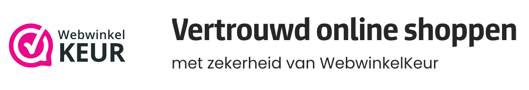 Trusted online shopping, certified by WebwinkelKeur